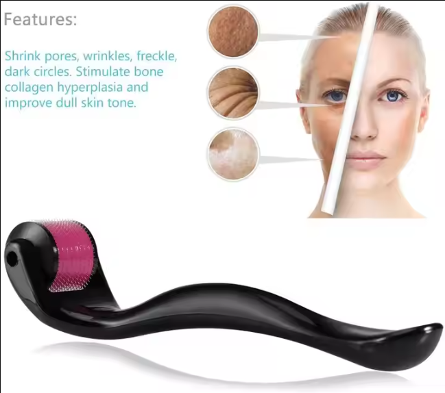 Beard growth solution with titanium needles