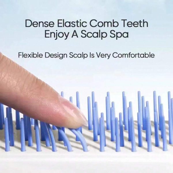 Hairbrush with soft bristles