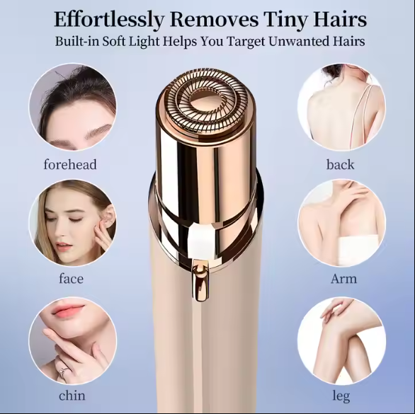 Effortlessly removes tiny, fine hair for a smooth and clean look.