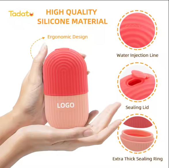 Skincare ice roller for glowing skin