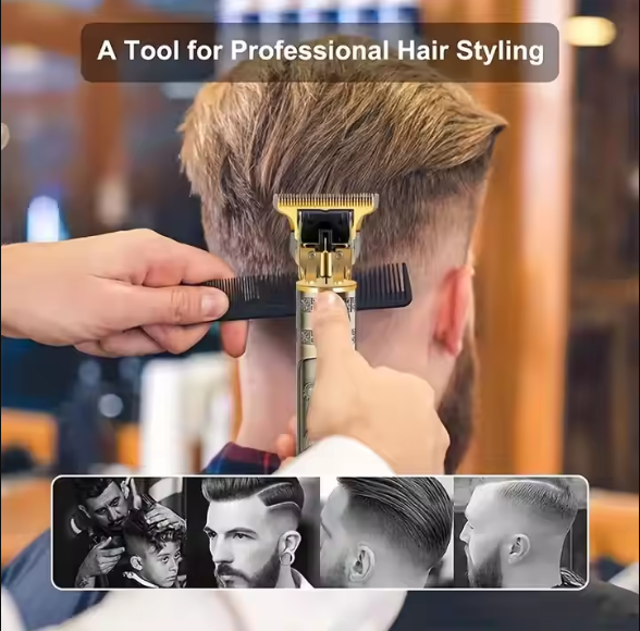 Hair cutting with T9 trimmer at home