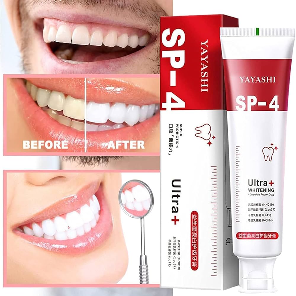 ayashi SP-4 Whitening Toothpaste tube
