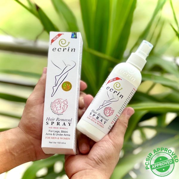 Ecrin hair removal spray bottle